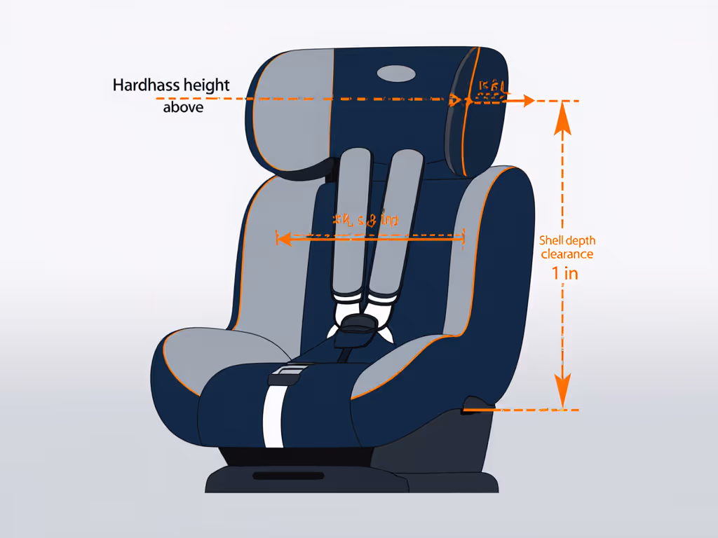 diagram_showing_proper_harness_height_and_shell_depth_measurements_for_child_car_seats
