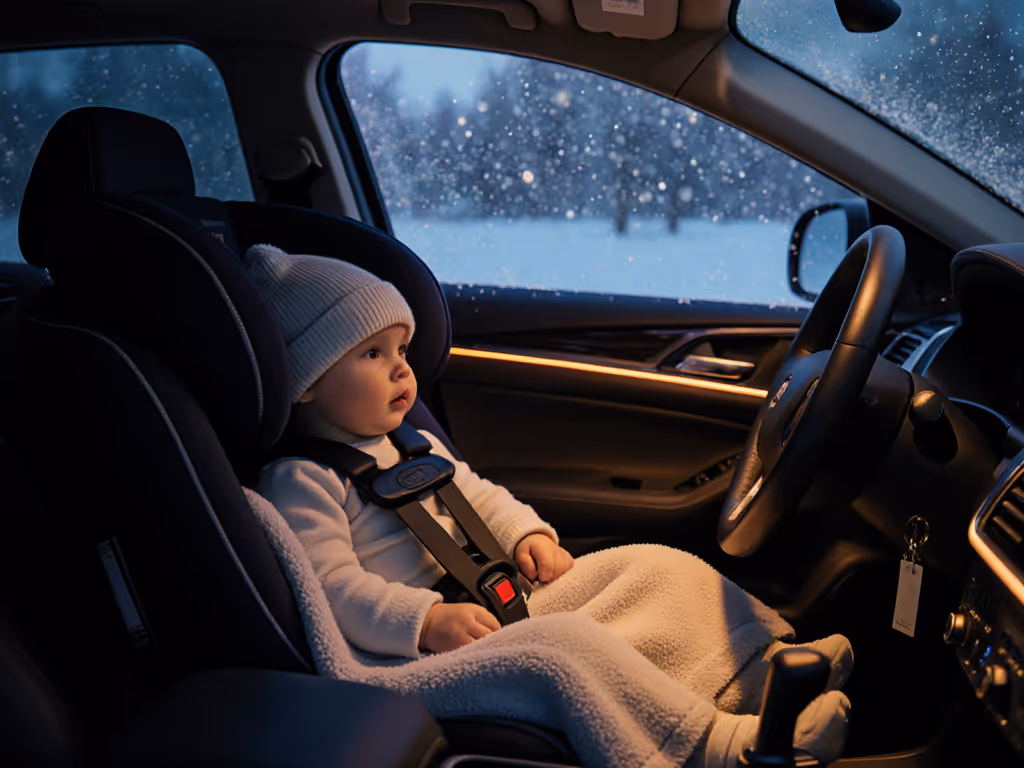 Keeping Baby Warm in Car Seat Without Risk